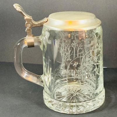 LOT 23: Cut Crystal/Glass Beer Steins