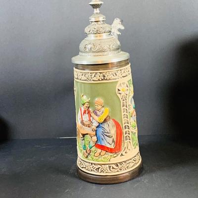 LOT 24: Assortment of German Beer Steins and Mugs