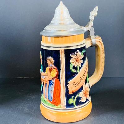 LOT 24: Assortment of German Beer Steins and Mugs