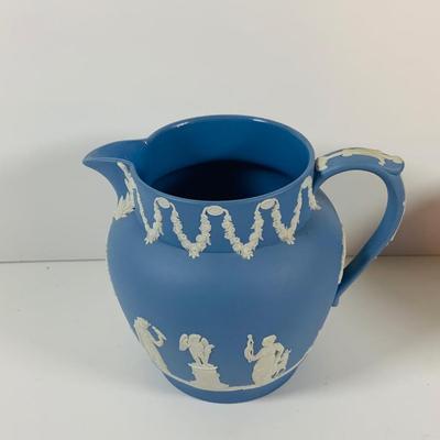 LOT 27: Collection of Wedgwood China Pieces Including Compote, Pitcher, Trinket Box and More