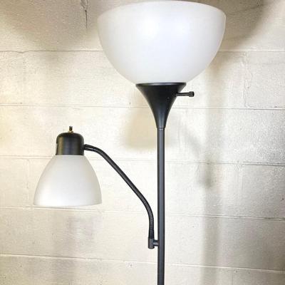 LOT 58: Floor Lamp, Tower Fan / Heater and Stand Fan