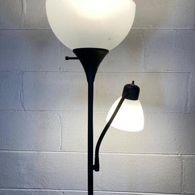 LOT 58: Floor Lamp, Tower Fan / Heater and Stand Fan