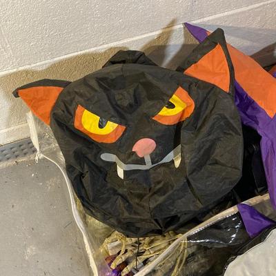 LOT 64: Large Collection of Halloween Decorations - Inflatables, Props and Much More