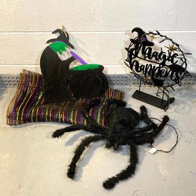 LOT 64: Large Collection of Halloween Decorations - Inflatables, Props and Much More