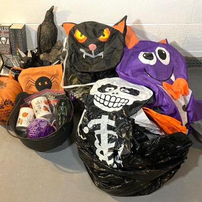 LOT 64: Large Collection of Halloween Decorations - Inflatables, Props and Much More