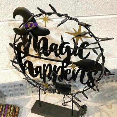 LOT 64: Large Collection of Halloween Decorations - Inflatables, Props and Much More