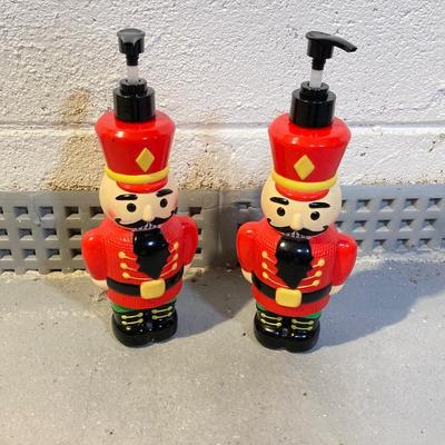 LOT 65: Large Christmas Collection - Mechanical / Musical Santa, Brass Candlestick Holders, Plush Animals, Signs and Much More