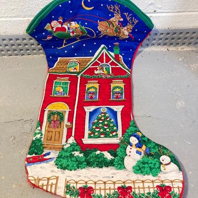 LOT 65: Large Christmas Collection - Mechanical / Musical Santa, Brass Candlestick Holders, Plush Animals, Signs and Much More
