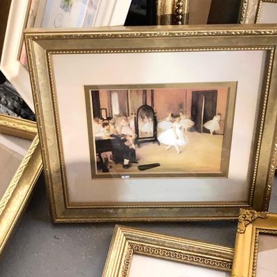 LOT 66: Collection of Art and Picture Frames