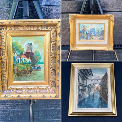 LOT 71: Oil Painting Collection - Signed and Numbered by Artists