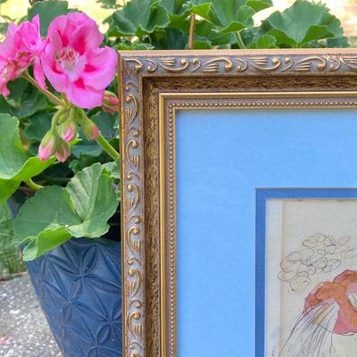 LOT 72: Pair of Signed Works of Art by Artist Maja