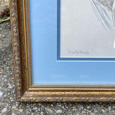 LOT 72: Pair of Signed Works of Art by Artist Maja