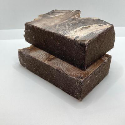 LOT 74: Pair of Petrified Wood Book Ends