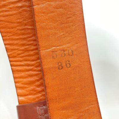 LOT 75: Vintage / Antique Sam Browne “Colt” Military Belt with Storage Cloth