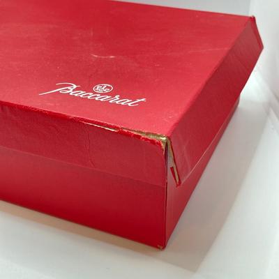 LOT 79: Stunning Baccarat France Crystal Horse Head with Box