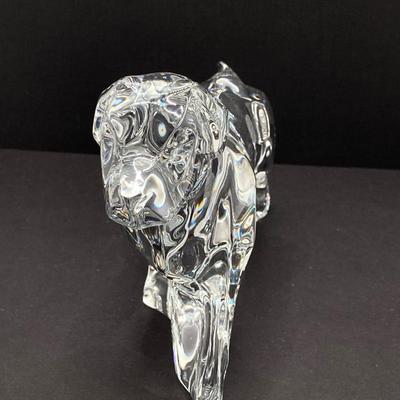 LOT 80: Stunning Baccarat France Labrador Retriever Crystal Figurine