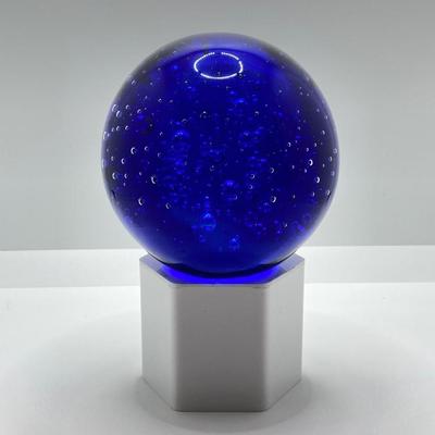 LOT 81: Pair of Art Glass Paper Weights