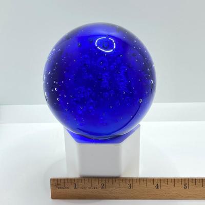 LOT 81: Pair of Art Glass Paper Weights