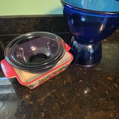 LOT 86: Kitchen Cabinet Cleanout: Corning Ware "Spice of Live", Pioneer Woman, Pyrex and More
