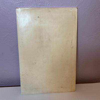 LOT 91: Painted Tile Signed Barrios Sevilla 94
