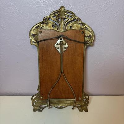 LOT 92: Art Nouveau Standing Mirror, Art Nouveau Handheld Mirror & More