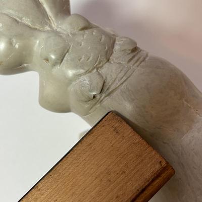 LOT 93: Lead Crystal Lucky Elephant Coin Bank, Hand Crafted Stone Hippopotamus & More