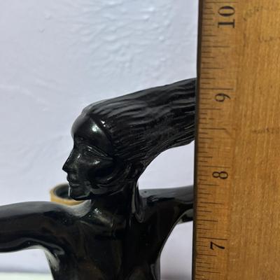 LOT 97: Art Deco Style Meta Sculpture