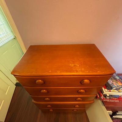 LOT 99: Vintage Maple Chest of Drawers