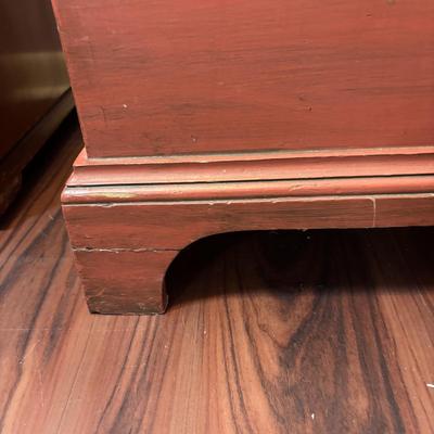 LOT 101: Primitive Blanket Chest