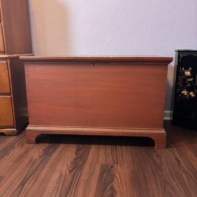 LOT 101: Primitive Blanket Chest