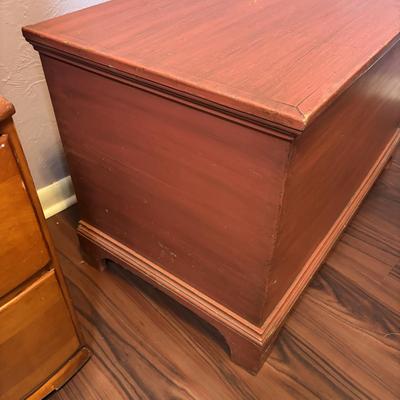 LOT 101: Primitive Blanket Chest