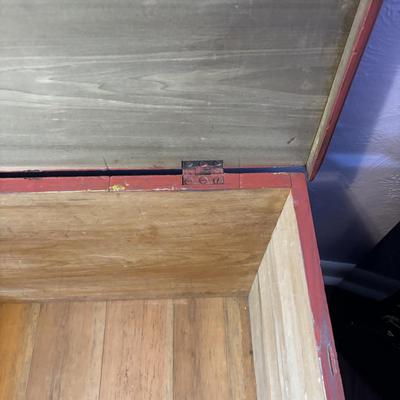 LOT 101: Primitive Blanket Chest
