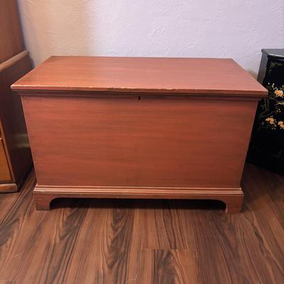 LOT 101: Primitive Blanket Chest
