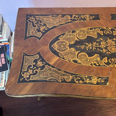 LOT 103: Vintage Ornate French Style Game Table