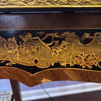 LOT 103: Vintage Ornate French Style Game Table