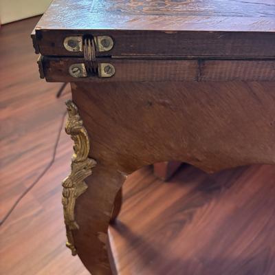 LOT 103: Vintage Ornate French Style Game Table