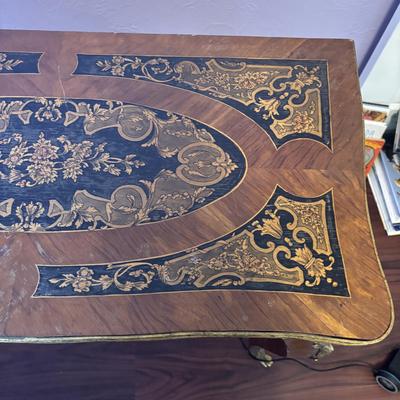 LOT 103: Vintage Ornate French Style Game Table