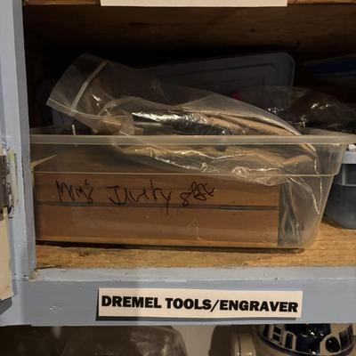 LOT 106: Garage Hardware Cabinet Cleanout