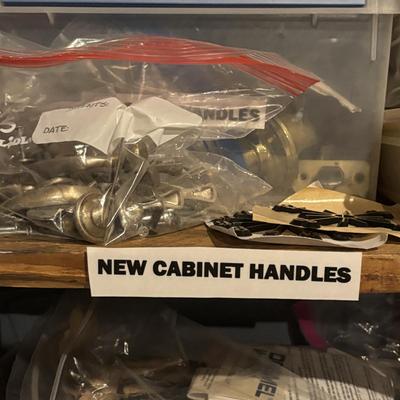 LOT 106: Garage Hardware Cabinet Cleanout