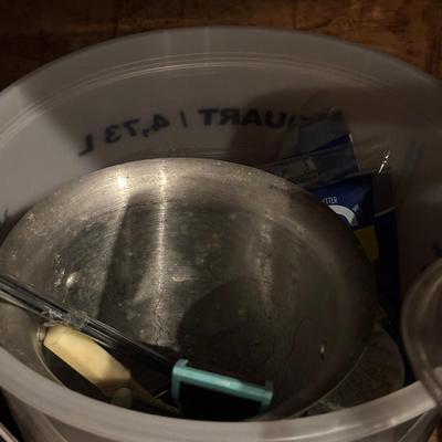 LOT 107: Garage Tools & More Cabinet Cleanout