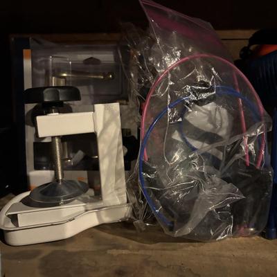 LOT 107: Garage Tools & More Cabinet Cleanout