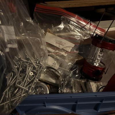 LOT 108: Nuts, Bolts, Nails, Screws, 40 Drawer Filled Organizer Garage Cleanout