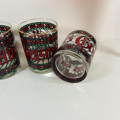 LOT 110: For a Festive Holiday Table, Lenox 10” Serving Bowl and Platter, Red and Green Noel Crystal Flutes, Holiday Plates, Tumblers,...