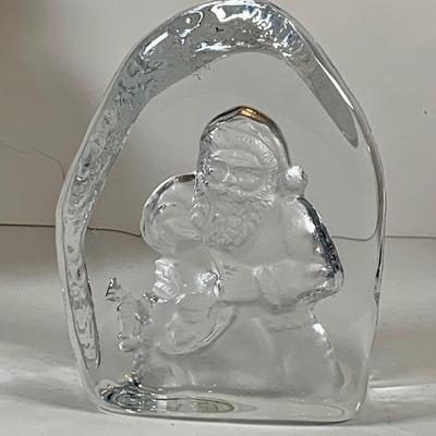 LOT 119: Collection of Hand Blown Art Glass Angels and Other Holiday Holiday Decor
