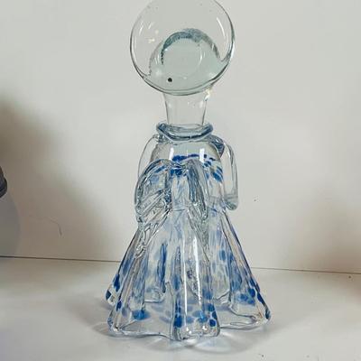LOT 119: Collection of Hand Blown Art Glass Angels and Other Holiday Holiday Decor