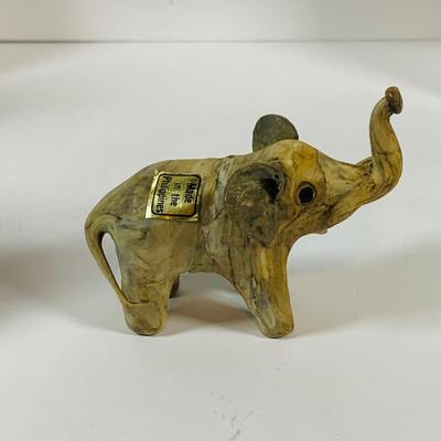 LOT 122: A Large Pack of Elephant Figures Including Etched Shells