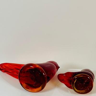 LOT 126: Assortment of Art Glass and Crystal Bird Figures, Trinket Box and More