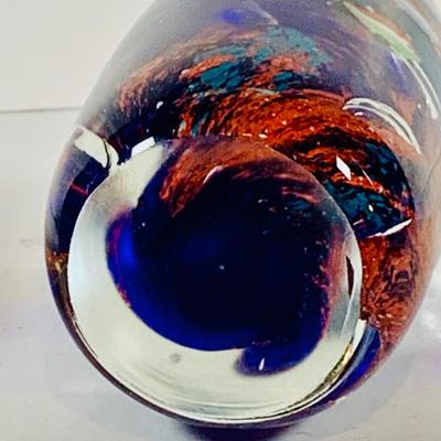 LOT 133 Art Glass Ball and Aquarium Paper Weight