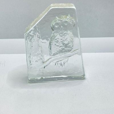 LOT 165: Owl Art Glass - Pair of Blenko Style and More