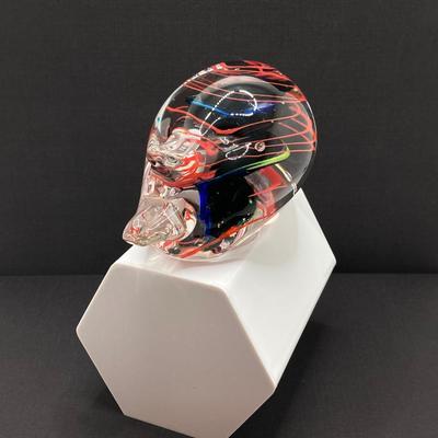 LOT 170: Stunning Signed by Artist M. Roca 1998 Art Glass Paperweight